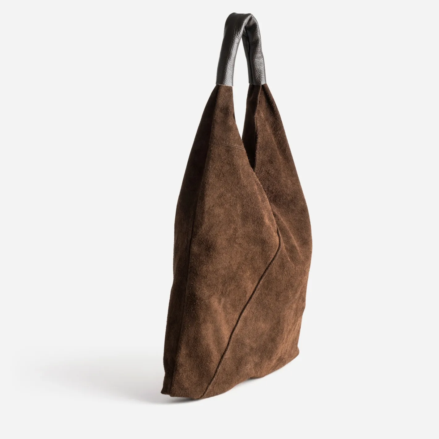 Sac hobo cuir velours^Texto Best