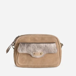 Sac pochette cuir velours^Texto Discount