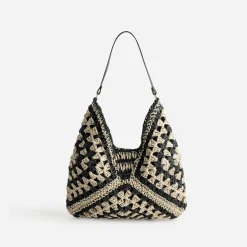 Sac et noir tressé^Texto Clearance