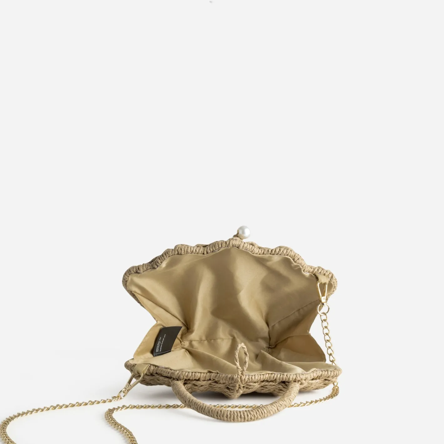 Sac paille papier forme coquillage^Texto Online