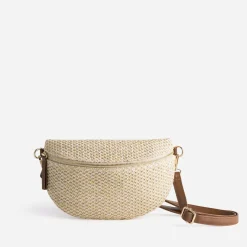 Sac-banane tressé et marron^Eram New
