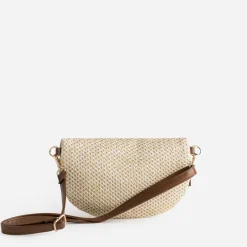 Sac-banane tressé et marron^Eram New