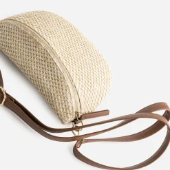 Sac-banane tressé et marron^Eram New