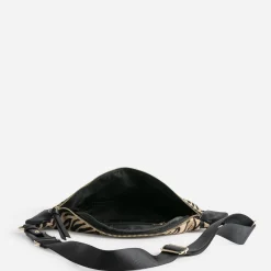 Sac-banane foncé motif zèbre^Texto Online