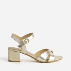 Sandale à talon dée cuir^Eram New
