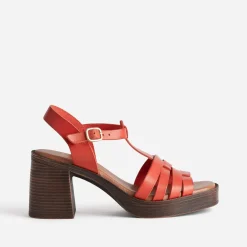 Sandale à talon cuir^Eram Best