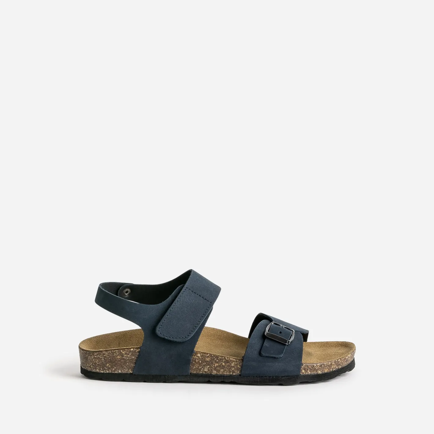 Sandale anatomique en cuir bleu^Buggy Sale