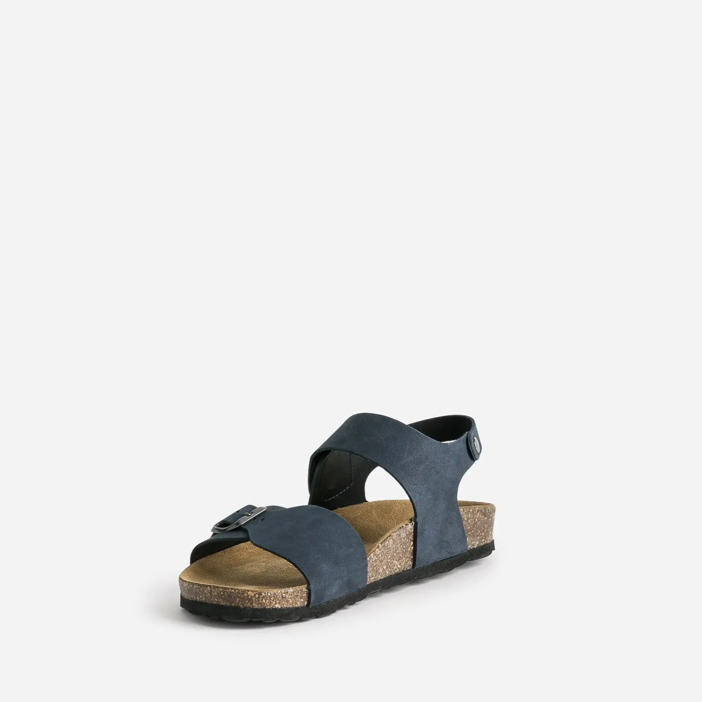Sandale anatomique en cuir bleu^Buggy Sale