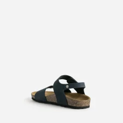 Sandale anatomique en cuir bleu^Buggy Sale