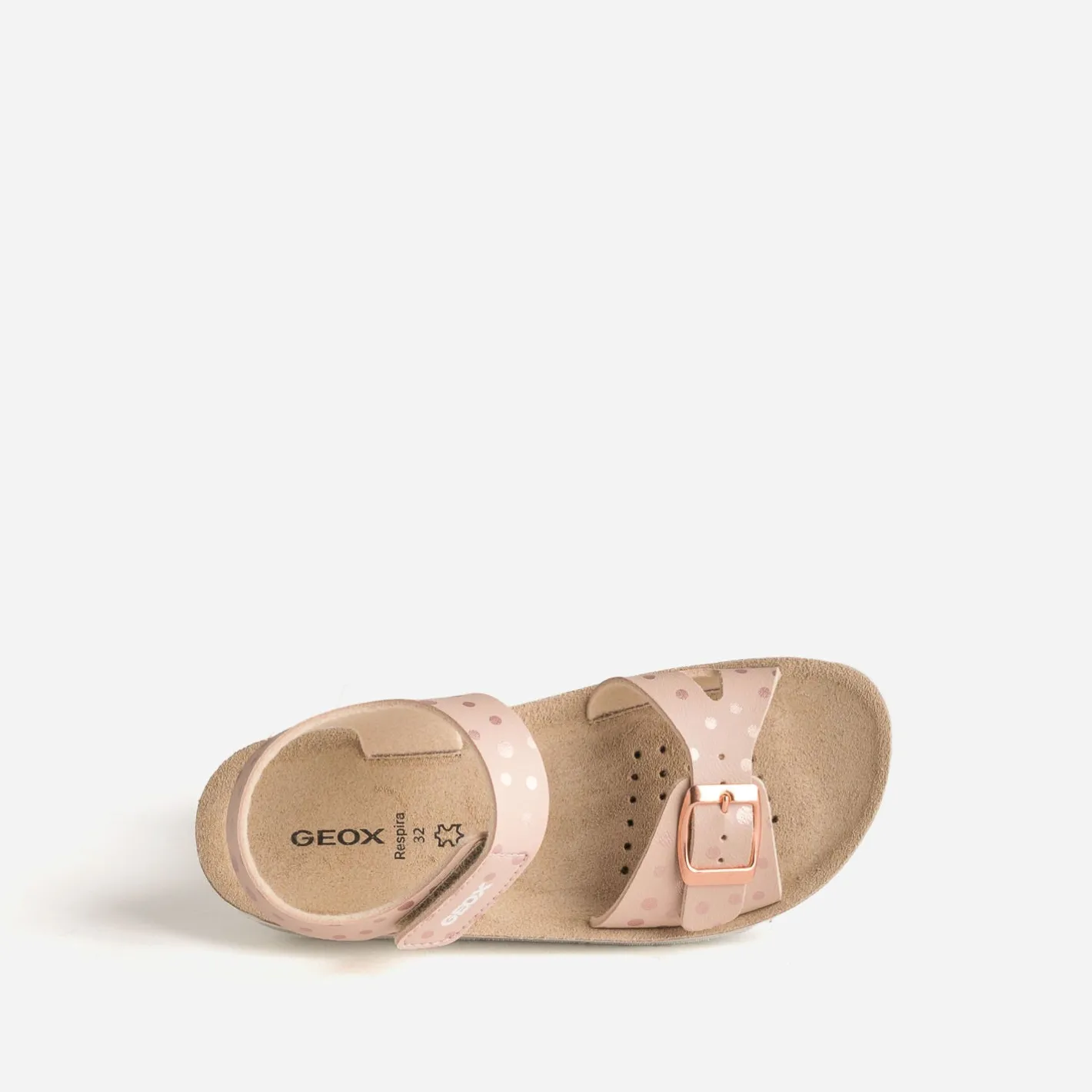 Sandale anatomique pois pailletés^GEOX Discount