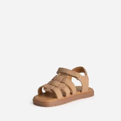 Sandale cuir velours à scratchs^Buggy Outlet