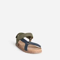 Sandale et kaki à scratchs^Buggy Discount
