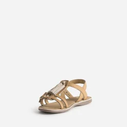 Sandale marron cuir pampilles amovibles^Buggy Sale