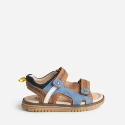Sandale marron et bleue à scratchs^Buggy Sale