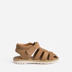 Sandale camel cuir velours^Buggy Clearance