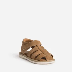 Sandale camel cuir velours^Buggy Clearance