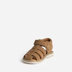 Sandale camel cuir velours^Buggy Clearance