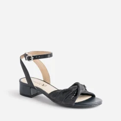 Sandale cuir effet python verni^Caprice Sale