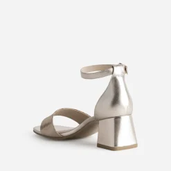 Sandale noire cuir effet python verni^Caprice Outlet