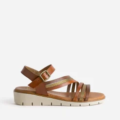 Sandale cuir semelle crantée^Eram New