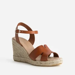 Sandale compensée cuir^Eram