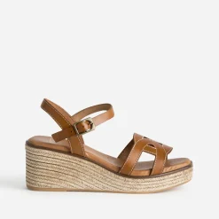 Sandale compensée cuir^Eram New