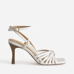 Sandale écru multi brides talon fin^Eram