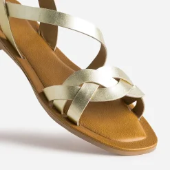 Sandale dée en cuir^Eram Online