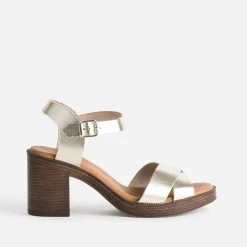 Sandale dée en cuir éco-conçu^Eram Sale