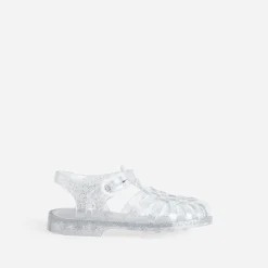 Sandale enfant transparente paillettes ées^Meduse Online