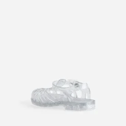 Sandale enfant transparente paillettes ées^Meduse Online