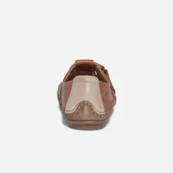 Sandale fermée camel en cuir^Fluchos Discount