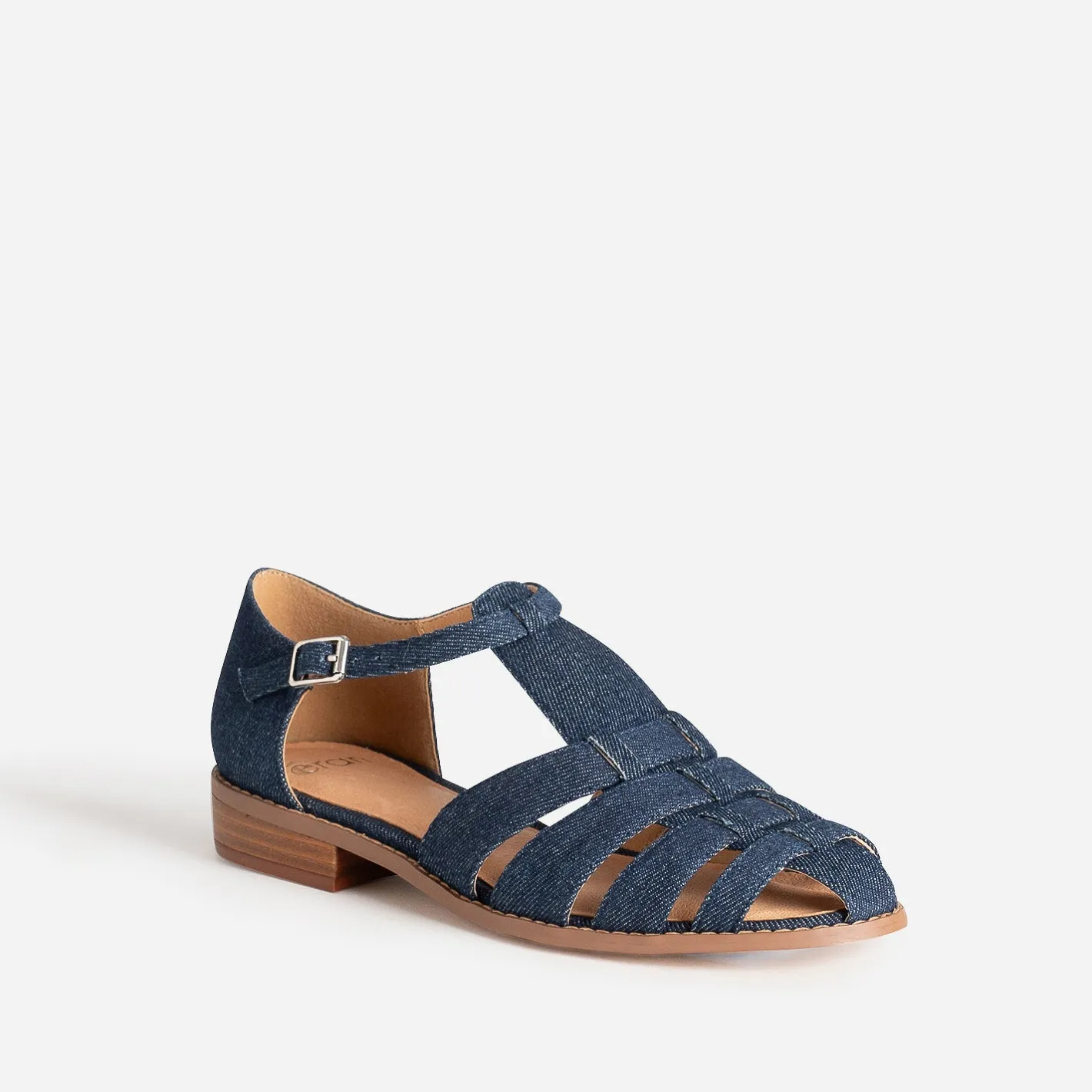 Sandale fisherman denim brut^Eram Best