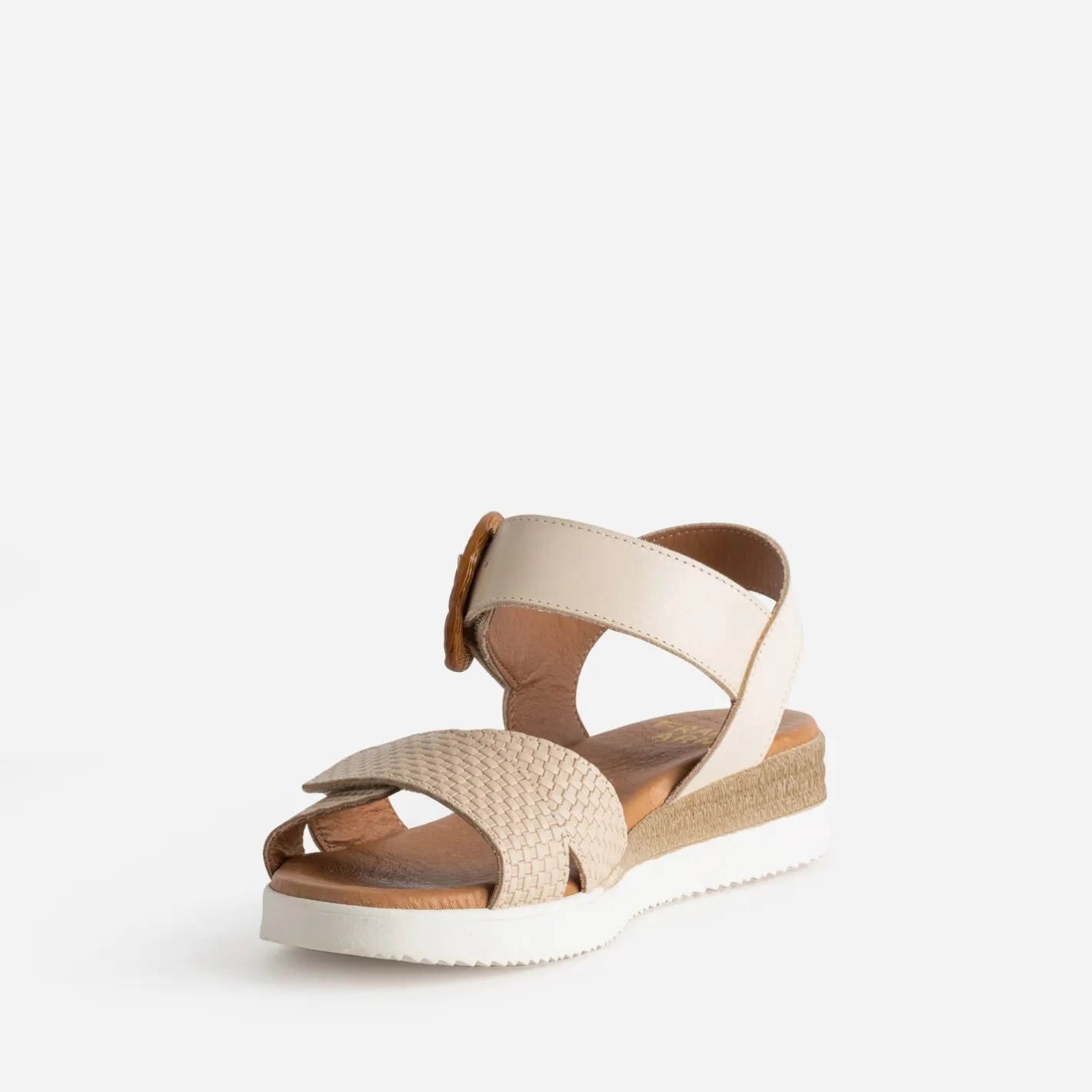 Sandale cuir embossé^FRANCE ARNO Sale
