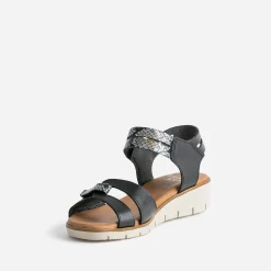 Sandale e cuir effet python^FRANCE ARNO Sale
