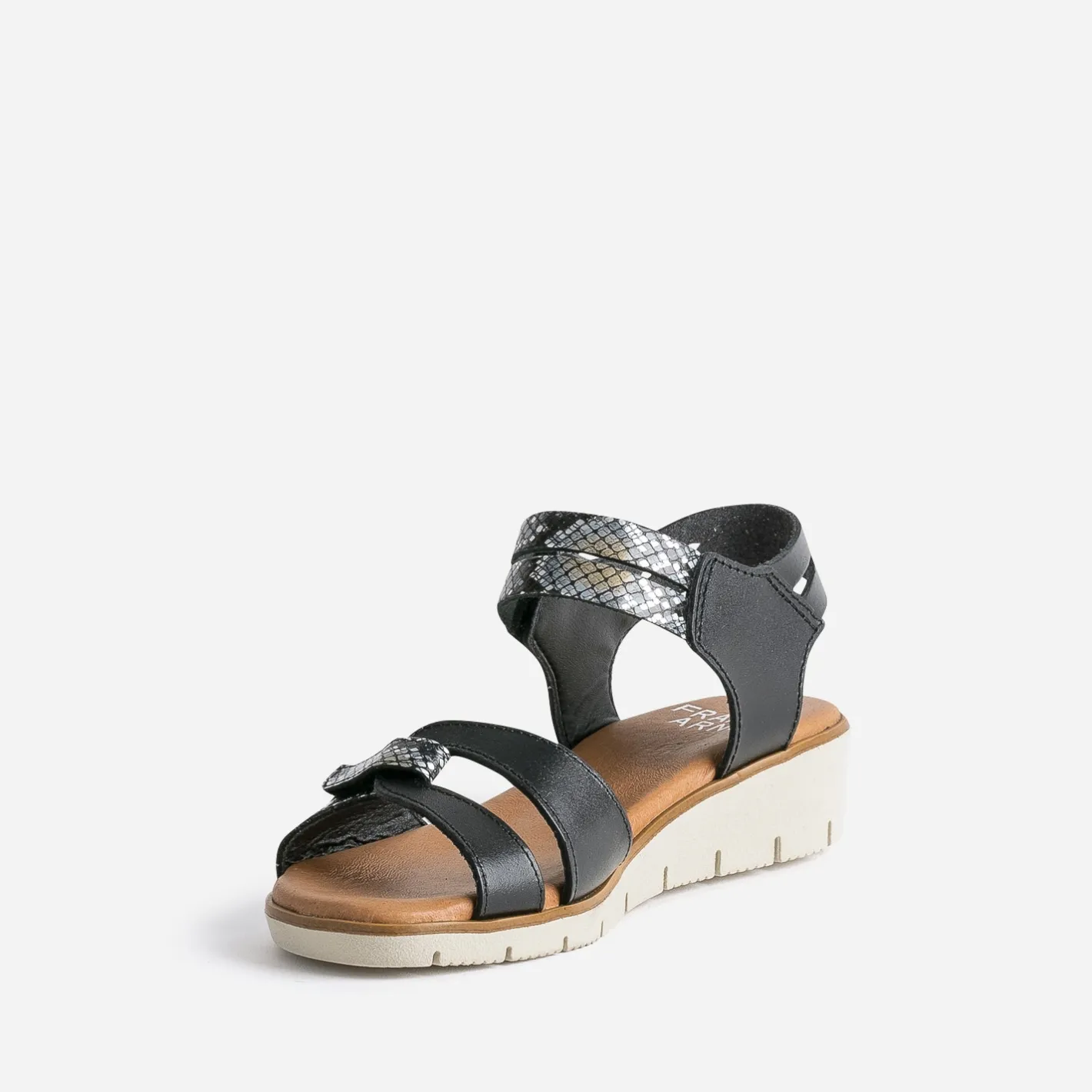 Sandale e cuir effet python^FRANCE ARNO Sale