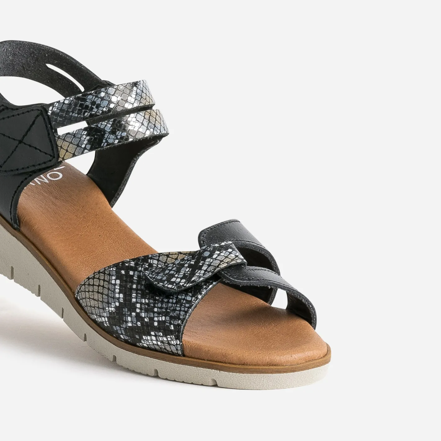 Sandale e cuir effet python^FRANCE ARNO Sale