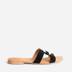 Sandale e cuir velours et anneau^Eram Hot