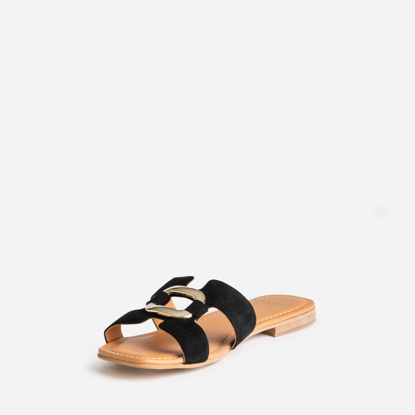 Sandale e cuir velours et anneau^Eram Hot