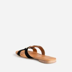 Sandale e cuir velours et anneau^Eram Hot
