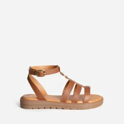 Sandale spartiate en cuir^Buggy Online