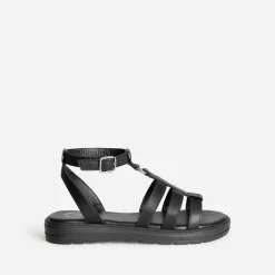 Sandale spartiate e en cuir^Buggy New