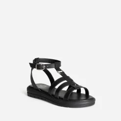 Sandale spartiate e en cuir^Buggy New