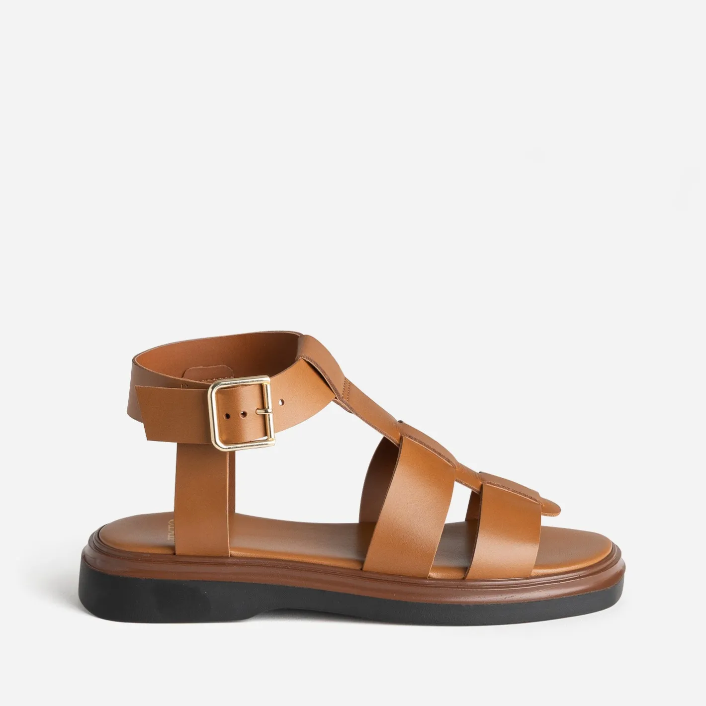 Sandale spartiate cuir^Texto Sale