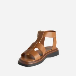 Sandale spartiate cuir^Texto Sale