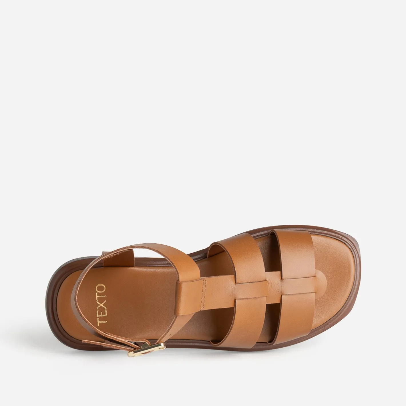 Sandale spartiate cuir^Texto Sale