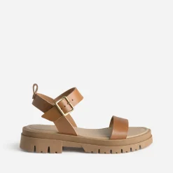 Sandale cuir semelle crantée^Texto Outlet