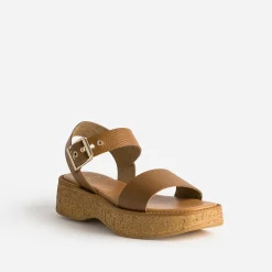 Sandale marron^Texto Sale