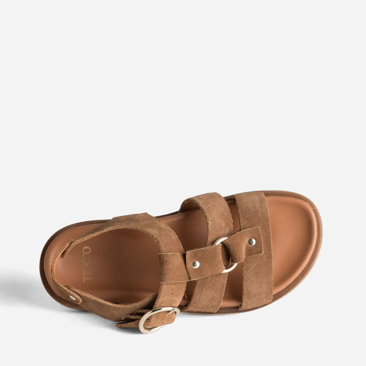 Sandale cuir velours multi brides^Texto Best