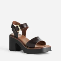 Sandale cuir^Texto Clearance
